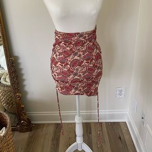 Tiger Mist paisley mini skirt